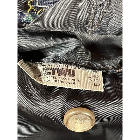 Polo Ralph Lauren Plaid Blazer Mens 38R Tweed University Union Made USA Vintage - Picture 7 of 7